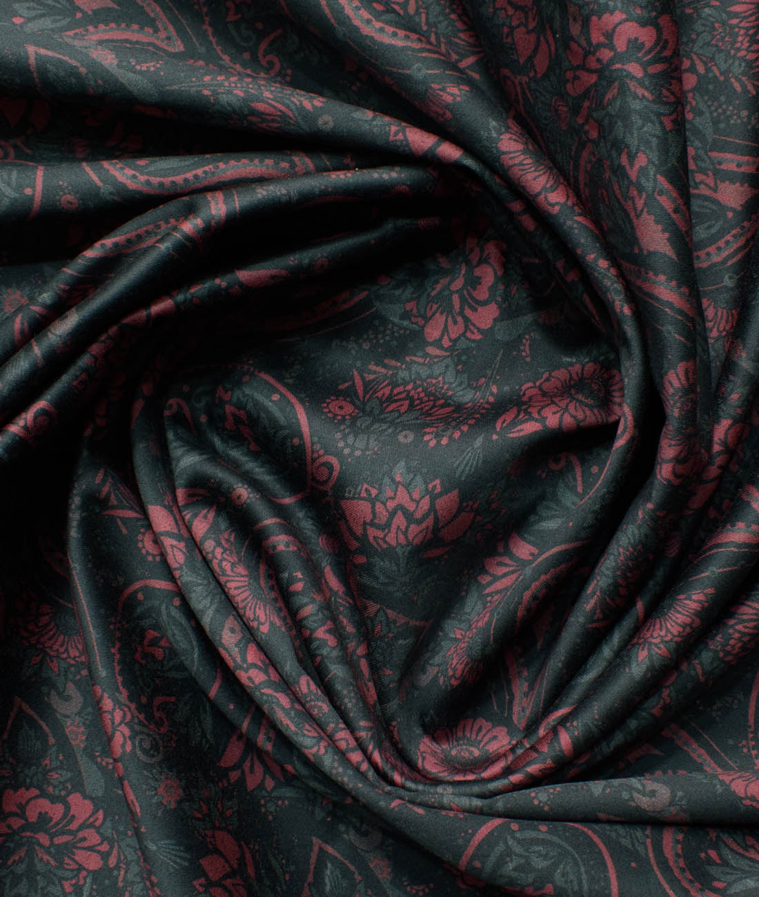 Nemesis Men's Giza Cotton Printed Unstitched Shirting Fabric (Black ...