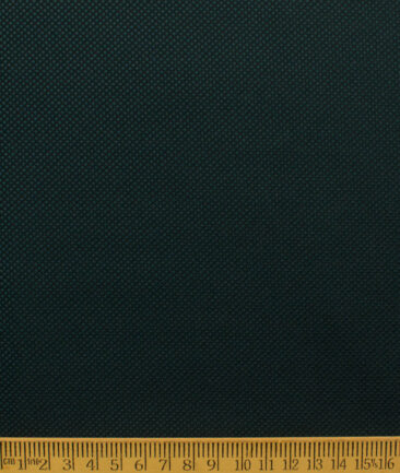 Absoluto Men's Terry Rayon  Structured  Unstitched Suiting Fabric (Dark Pine Green) - Image 7