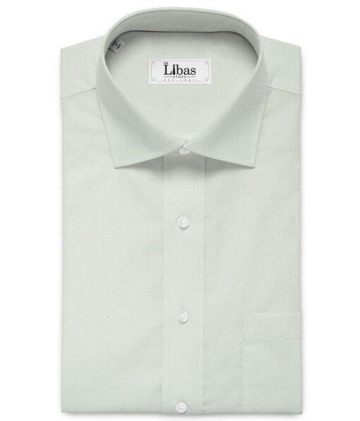 Donear Men's Superfine Cotton Solids  Unstitched Shirting Fabric (Cream)