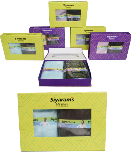 Siyaram's Combo Gift Pack of Unstitched Shirt & Trouser Fabrics (Pack of 10)