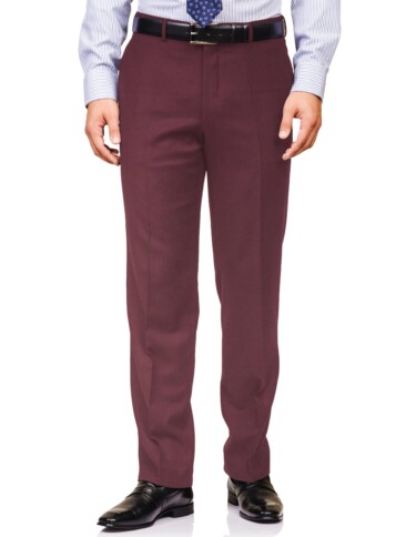 J.Hampstead Men's Terry Rayon  Solids  Unstitched Suiting Fabric (Boysenberry Pink)