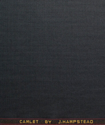 J.Hampstead Men's Terry Rayon  Self Design  Unstitched Suiting Fabric (Lead Grey) - Image 7
