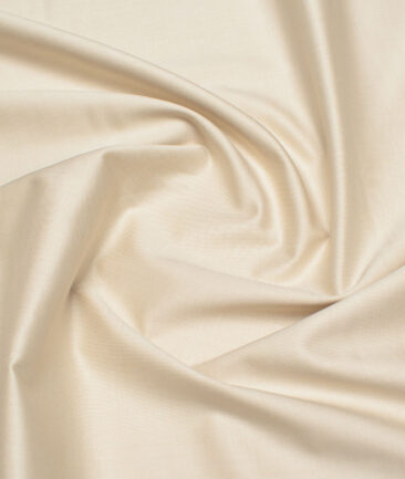Soktas Men's 120/2 Egyptian Cotton Structured  Unstitched Shirting Fabric (Beige) - Image 3