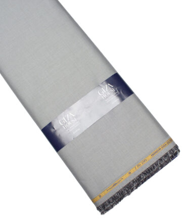 Soktas Men's 120/2 Egyptian Cotton Structured  Unstitched Shirting Fabric (Grey) - Image 5
