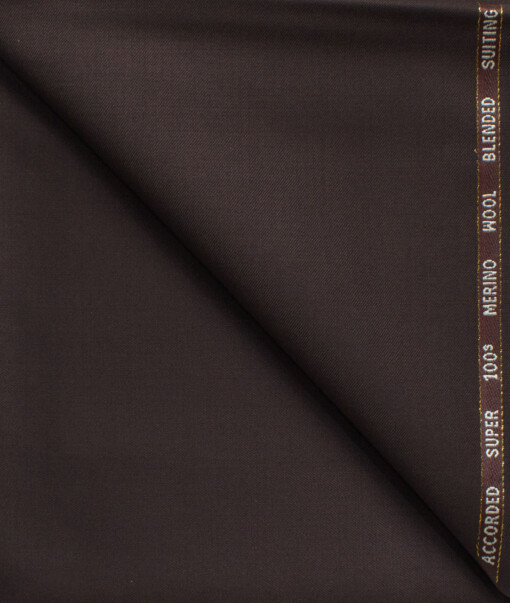 Cadini Men's 20% Wool Super 100's Solids Unstitched Trouser Fabric ...