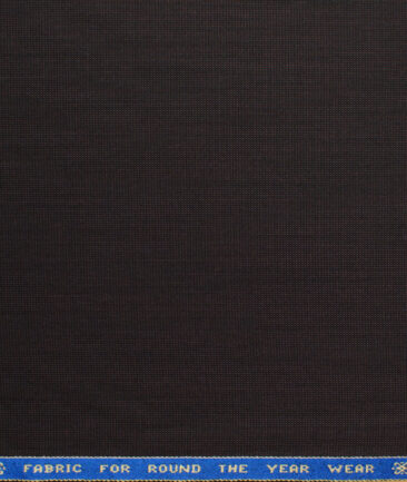 Raymond Men's 20% Wool  Structured  Unstitched Suiting Fabric (Dark Wine) - Image 6