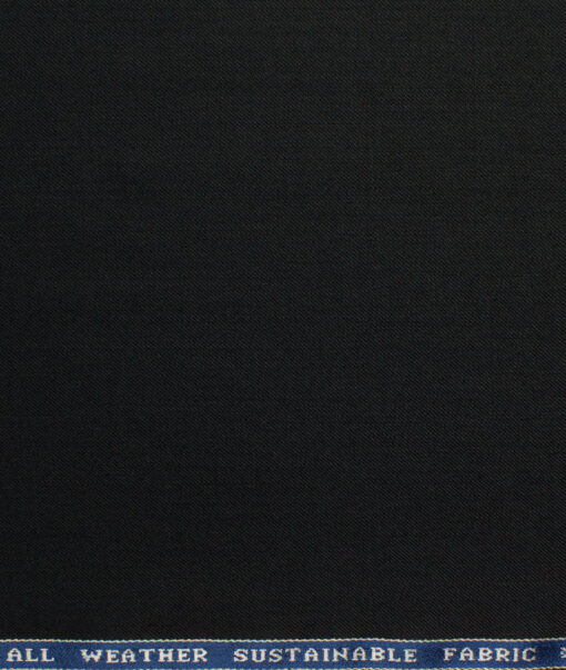 Raymond Men's 20% Wool  Solids  Unstitched Suiting Fabric (Black) - Image 6