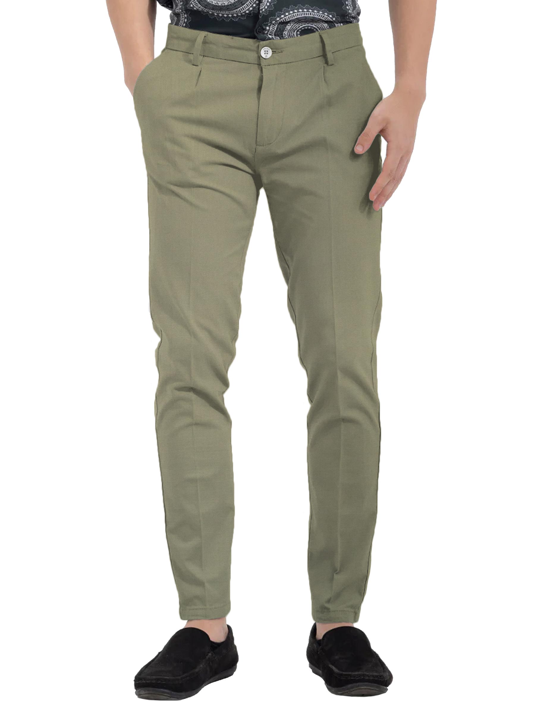Buy Triber Regular Fit Cotton Casual Trouser | 100% Pure Cotton Trouser |  10 Solid Colors Available | Fully Lycra-Stretchable | Suitable in Everyday  Wear (Camel, 28) at Amazon.in