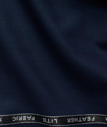 Raymond Men's Terry Rayon  Checks  Unstitched Suiting Fabric (Dark Blue)