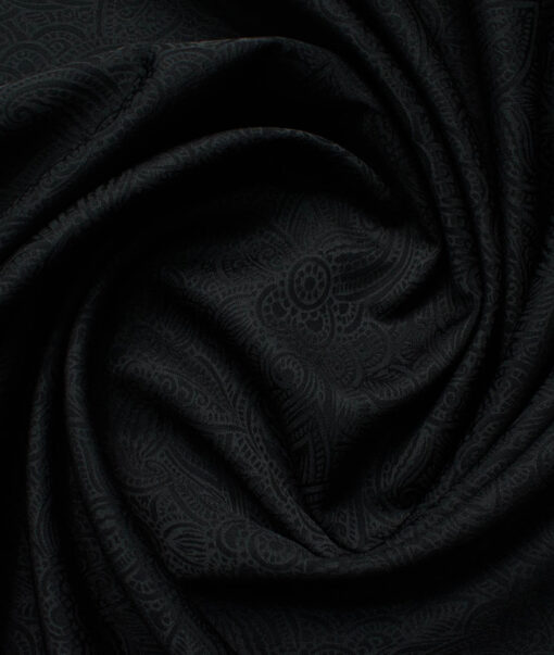 Blazer or Indowestern Ethnic Fabric (Black)