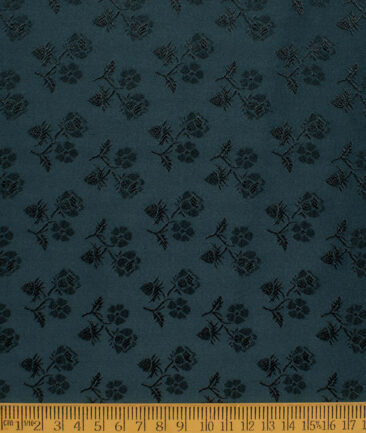 Blazer or Indowestern Ethnic Fabric (Dark Pine Green)
