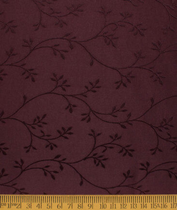 Blazer or Indowestern Ethnic Fabric (Wine)