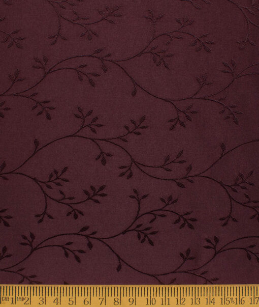 Blazer or Indowestern Ethnic Fabric (Wine)