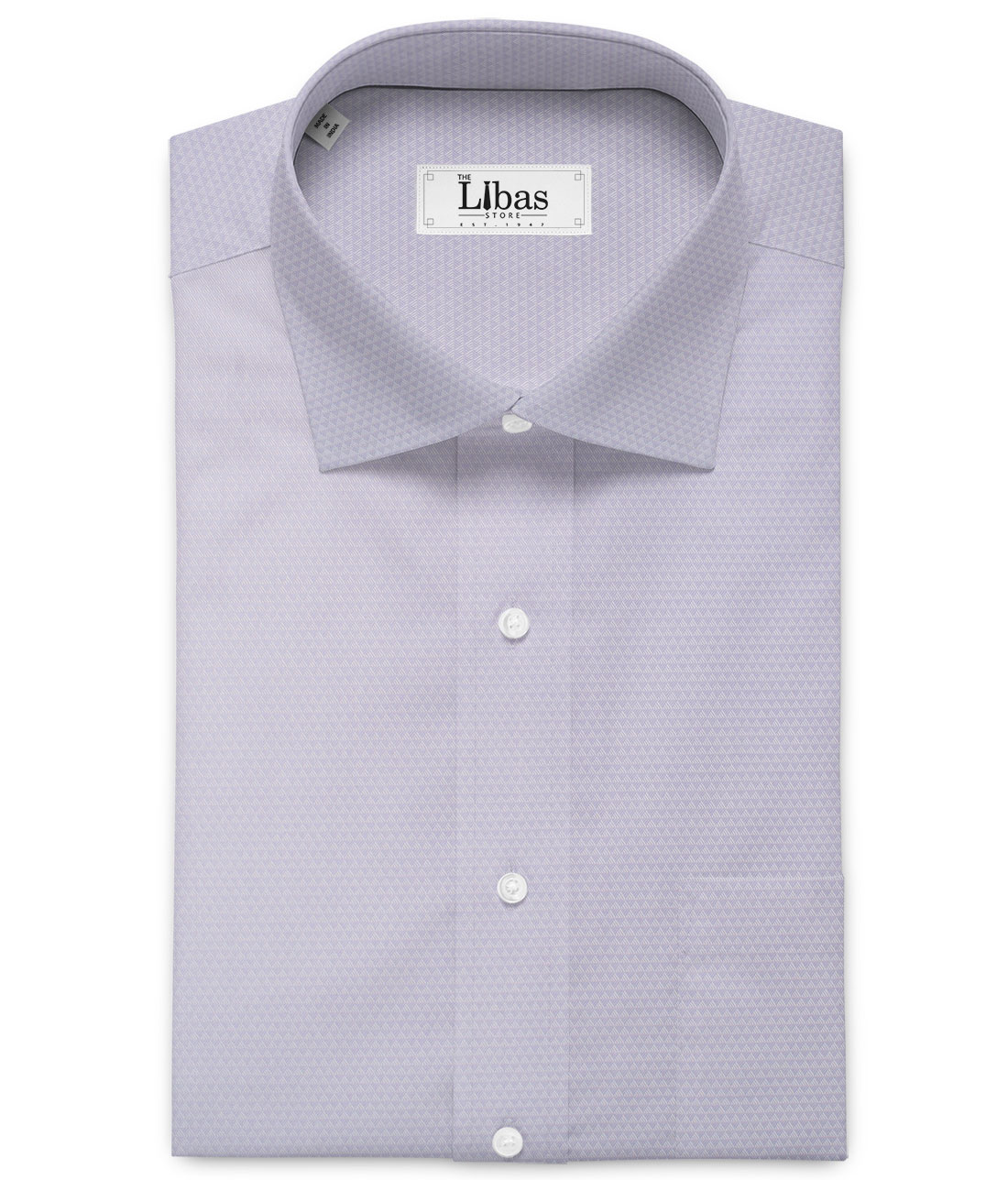 Linen Club Men's European Linen 60 LEA Self Design Unstitched Shirting  Fabric (Light Grey)