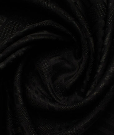 Nemesis Men's Terry Rayon Jacquard  Unstitched Jacket