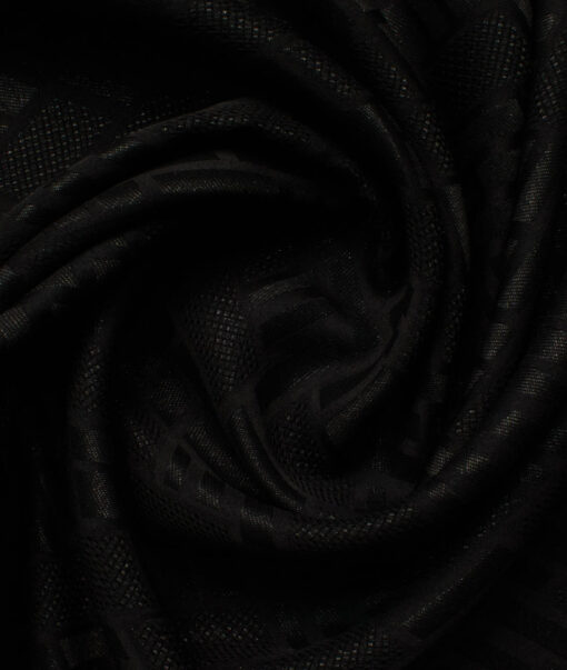 Nemesis Men's Terry Rayon Jacquard  Unstitched Jacket
