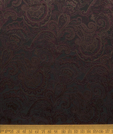 Blazer or Indowestern Ethnic Fabric (Dark Wine)