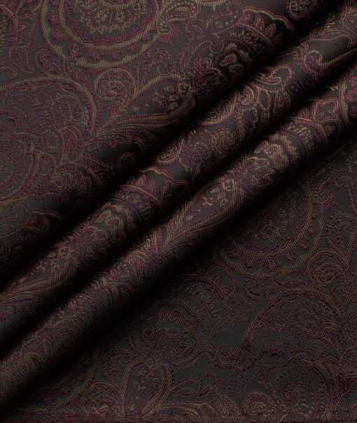 Blazer or Indowestern Ethnic Fabric (Dark Wine)