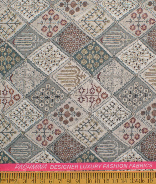 Blazer or Indowestern Ethnic Fabric (Cream)