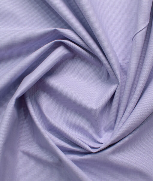 Cadini Men's Cotton Structured  Unstitched Shirting Fabric (Purple)