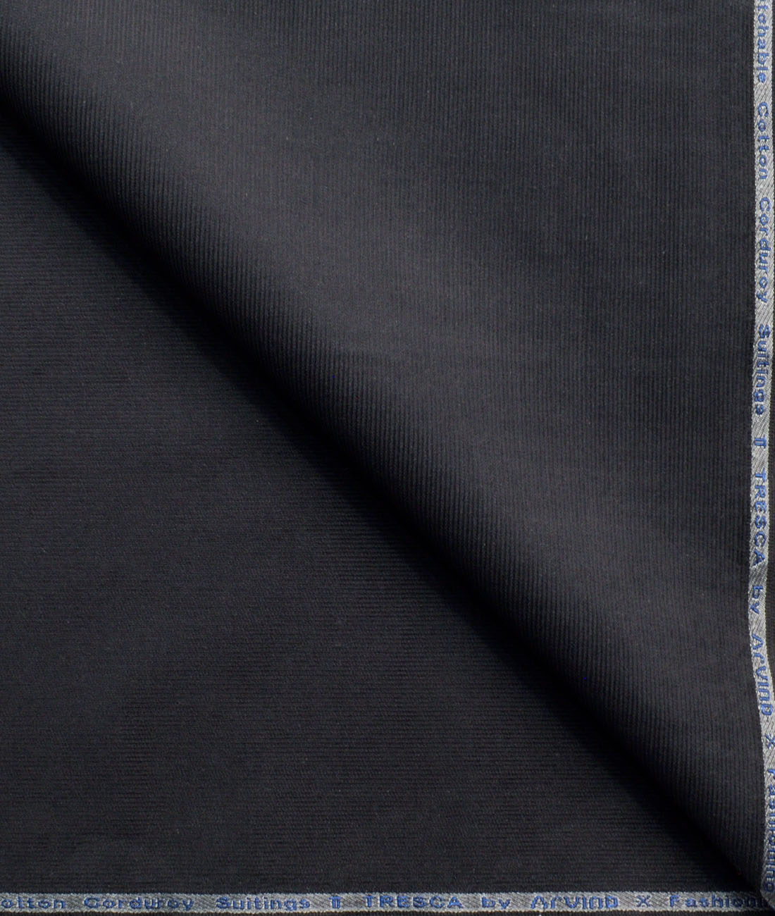 Arvind Tresca Men's Cotton Striped Unstitched Stretchable Corduroy Trouser Fabric (Dark Grey) Arvind Tresca Men's Cotton Striped Unstitched Stretchable Corduroy Trouser Fabric (Dark Grey)