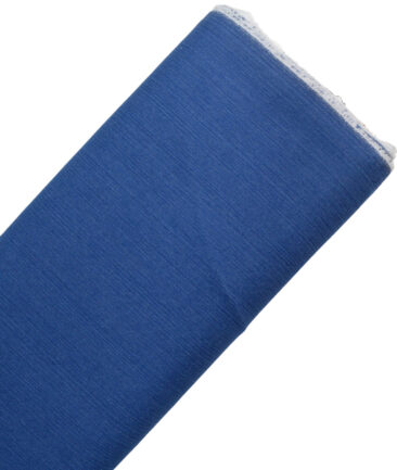 Arvind Men's Cotton Self Design  Unstitched Stretchable Denim Jeans Fabric (Firoza Blue) - Image 4