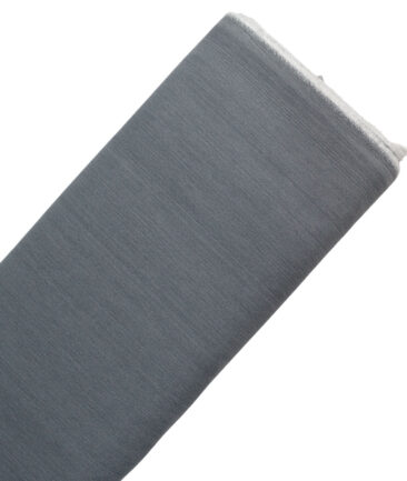 Arvind Men's Cotton Self Design  Unstitched Stretchable Denim Jeans Fabric (Mica Grey) - Image 4