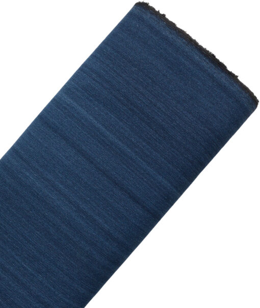 Arvind Men's Cotton Self Design  Unstitched Stretchable Denim Jeans Fabric (Royal Blue) - Image 4