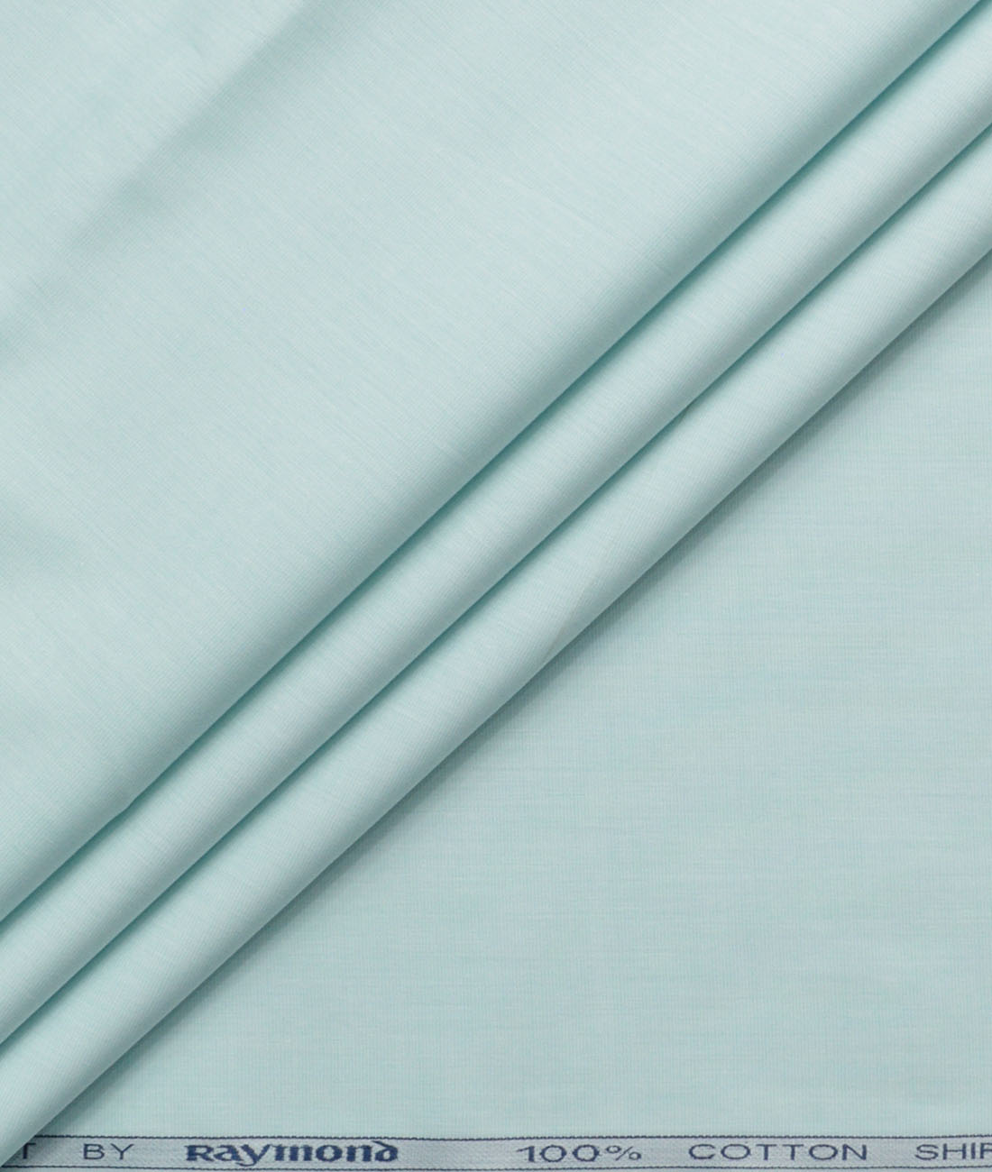 Raymond Men's 100% Cotton Solids Unstitched Shirting Fabric (Mint Green) - Image 1