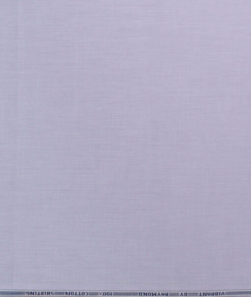 Raymond Men's 100% Cotton Solids  Unstitched Shirting Fabric (Purple) - Image 5