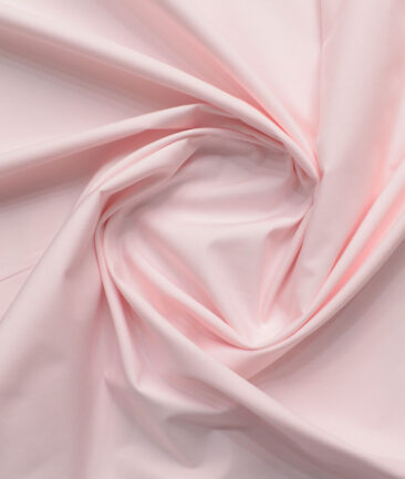 Raymond Men's 100% Cotton Solids  Unstitched Shirting Fabric (Blush Pink) - Image 4