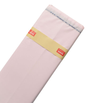 Raymond Men's 100% Cotton Solids  Unstitched Shirting Fabric (Blush Pink) - Image 6