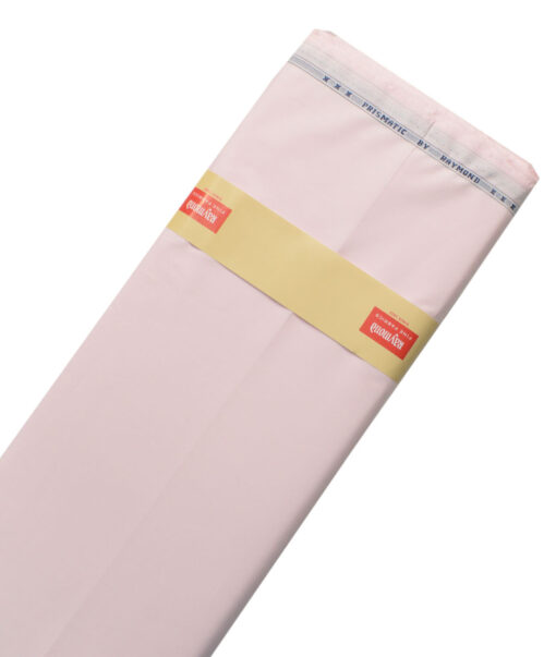 Raymond Men's 100% Cotton Solids  Unstitched Shirting Fabric (Blush Pink) - Image 6