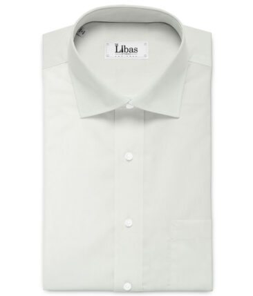 Raymond Men's 100% Cotton Solids  Unstitched Shirting Fabric (Cream) - Image 2