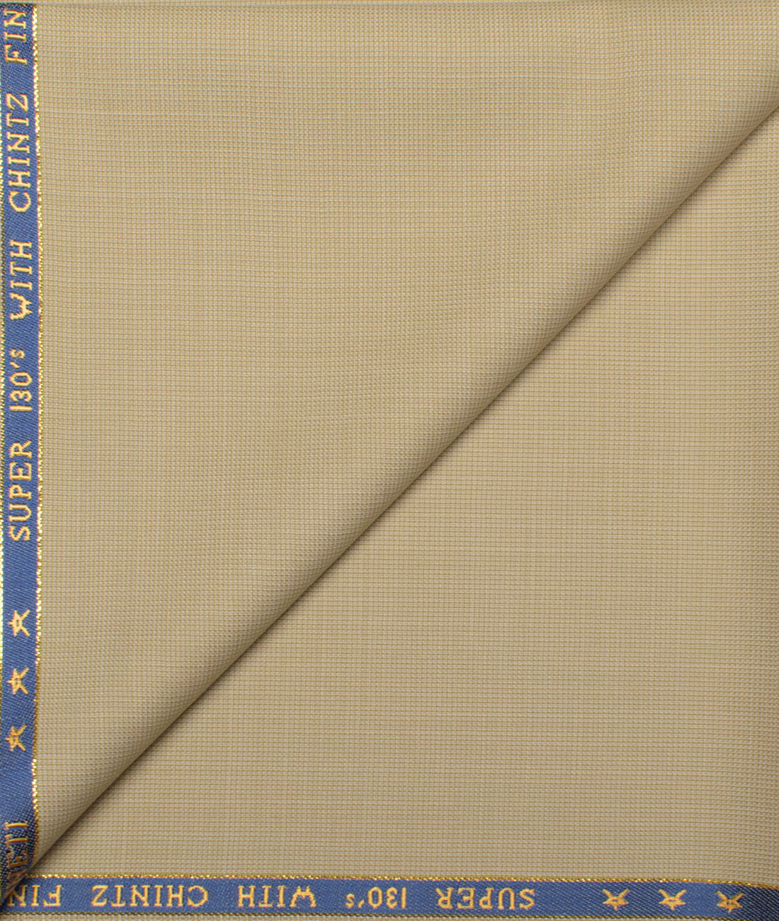 J.Hampstead Men's 50% Wool Super 130's Structured Unstitched Trouser Fabric (Khakhi Brown) J.Hampstead Men's 50% Wool Super 130's Structured Unstitched Trouser Fabric (Khakhi Brown)