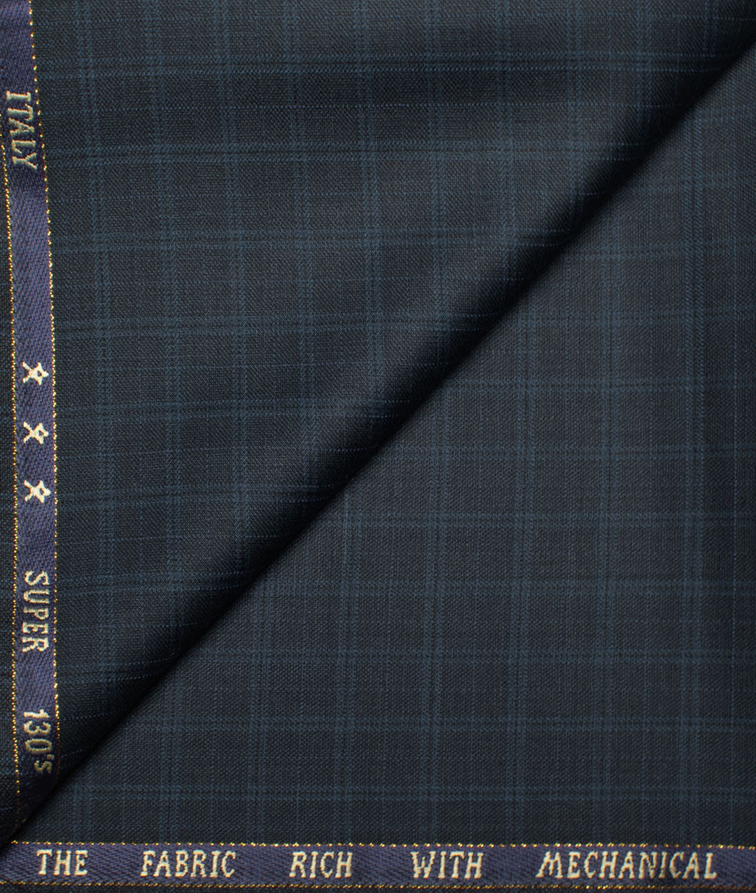 J.Hampstead Men's 50% Wool Super 130's Checks Unstitched Trouser Fabric (Dark Grey) J.Hampstead Men's 50% Wool Super 130's Checks Unstitched Trouser Fabric (Dark Grey)