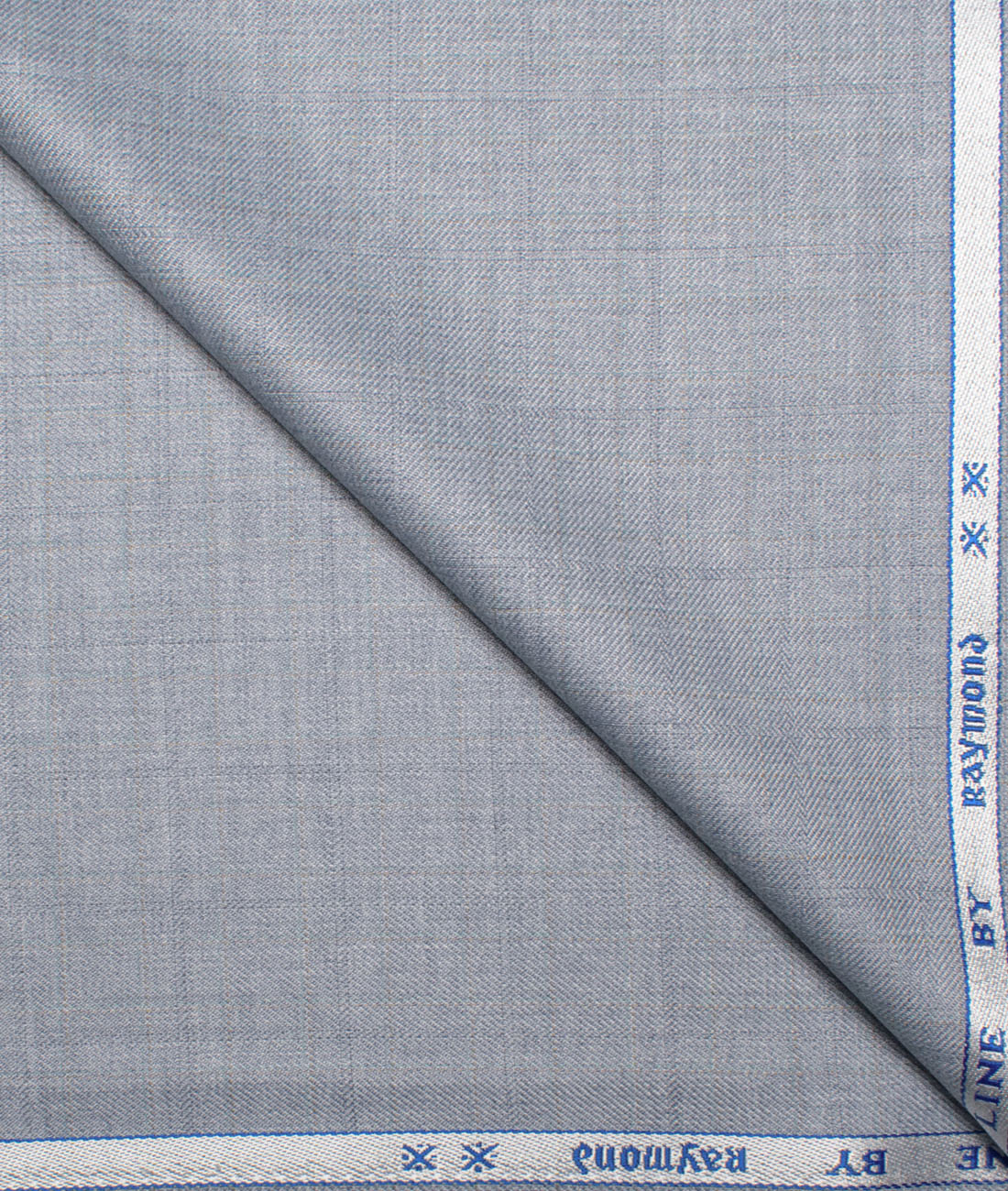 Raymond Men's Polyester Viscose Checks Unstitched Suiting Fabric (Light Blueish Grey) Raymond Men's Polyester Viscose Checks Unstitched Suiting Fabric (Light Blueish Grey)