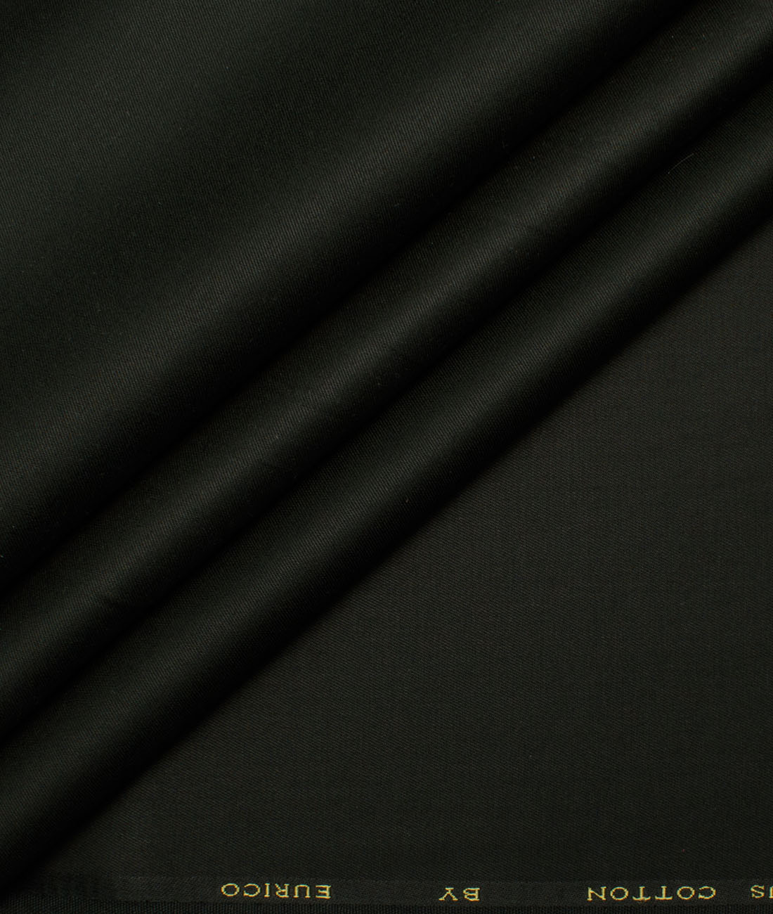 Eurico Men's Luxurious Cotton Solids Unstitched Chinos / Trouser Fabric (Dark Military Green). Eurico Men's Luxurious Cotton Solids Unstitched Chinos / Trouser Fabric (Dark Military Green).