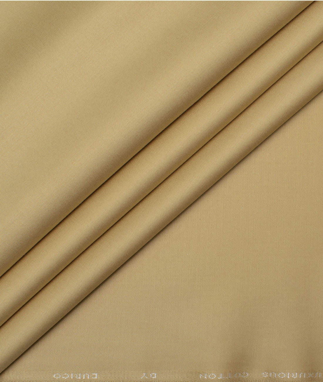 Eurico Men's Luxurious Cotton Solids Unstitched Chinos / Trouser Fabric (Sand Beige). Eurico Men's Luxurious Cotton Solids Unstitched Chinos / Trouser Fabric (Sand Beige).