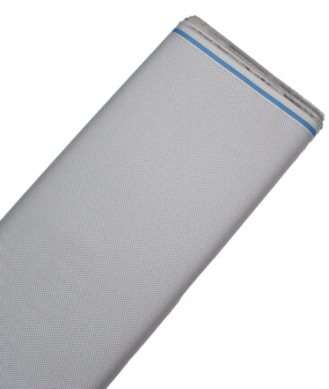 Italian Channel Men's Terry Rayon Structured  Unstitched Suiting Fabric (Silver Grey) - Image 5