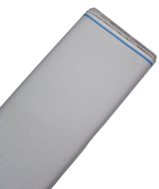 Italian Channel Men's Terry Rayon Structured  Unstitched Suiting Fabric (Silver Grey) - Image 5