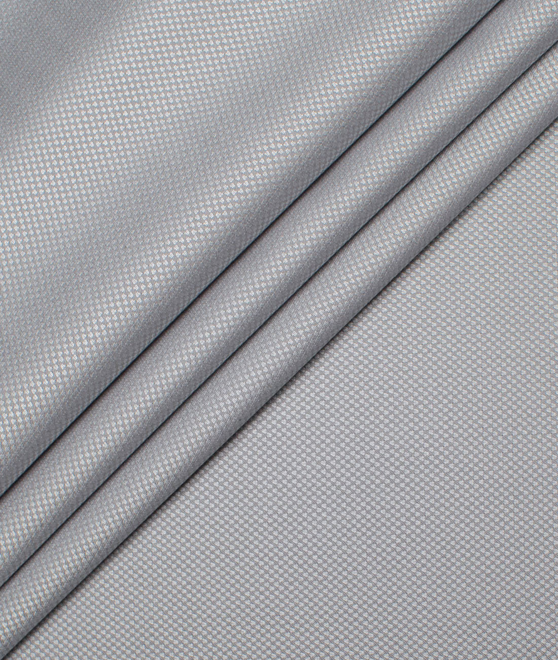 LSICTR97SLVRGRYSTRUNOV Italian Channel Men's Terry Rayon Structured Unstitched Suiting Fabric (Silver Grey) - Image 1