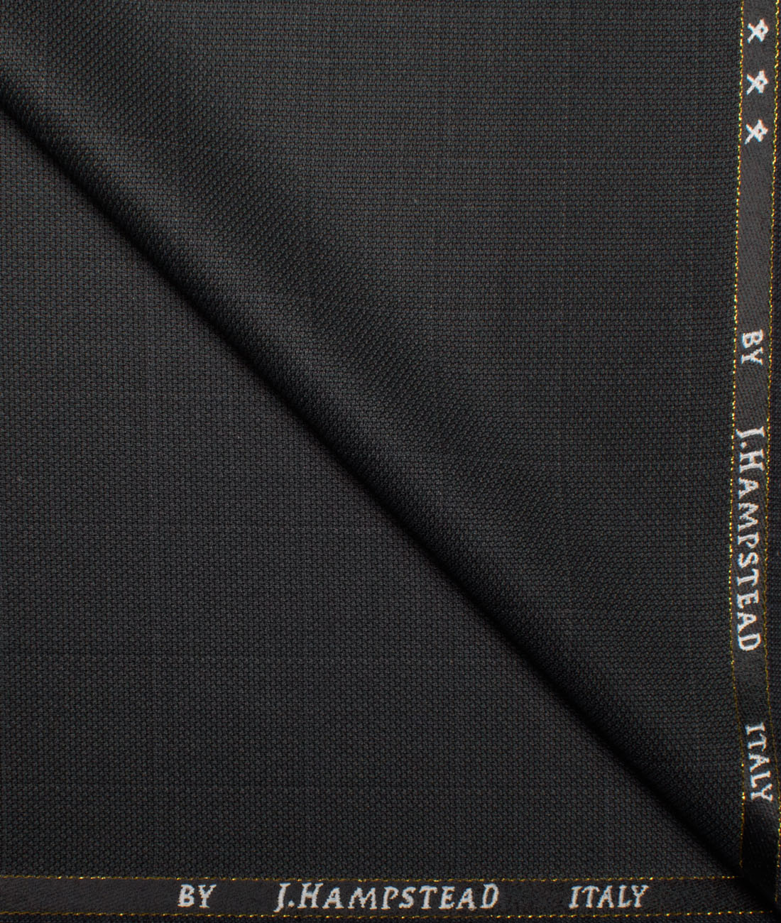 J.Hampstead Italy Men's 20% Wool Super 100's Checks Unstitched Suiting Fabric (Dark Grey). J.Hampstead Italy Men's 20% Wool Super 100's Checks Unstitched Suiting Fabric (Dark Grey).