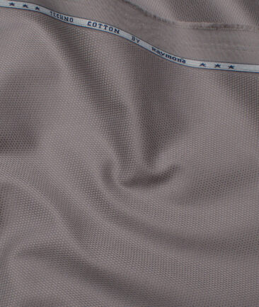 Raymond Men's Techno Cotton  Structured  Unstitched Stretchable Chinos / Trouser Fabric (Grey) - Image 4