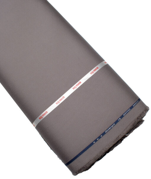 Raymond Men's Techno Cotton  Structured  Unstitched Stretchable Chinos / Trouser Fabric (Grey) - Image 6
