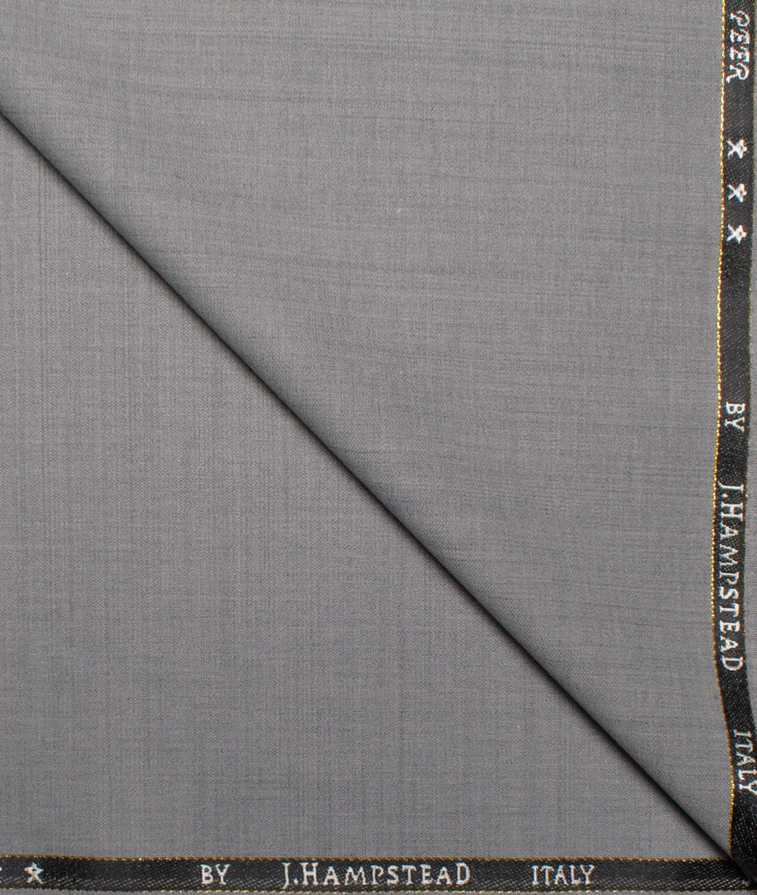 J.Hampstead Italy Men's 20% Wool Super 100's Self Design Unstitched Suiting Fabric (Light Worsted Grey) J.Hampstead Italy Men's 20% Wool Super 100's Self Design Unstitched Suiting Fabric (Light Worsted Grey)