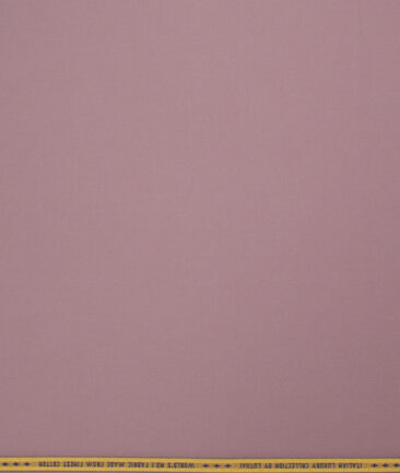 Luthai Men's  Cotton Solids  Unstitched Shirting Fabric (Bouquet Mauve)