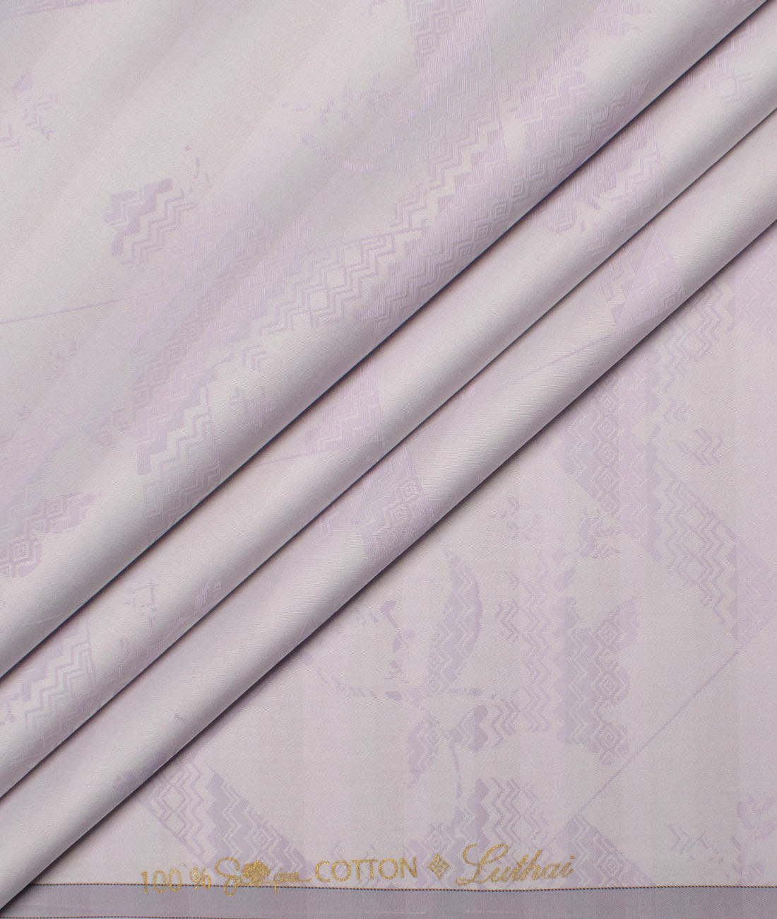 Luthai Men's Supima Cotton Self Design Unstitched Shirting Fabric (Light Purple) Luthai Men's Supima Cotton Self Design Unstitched Shirting Fabric (Light Purple)