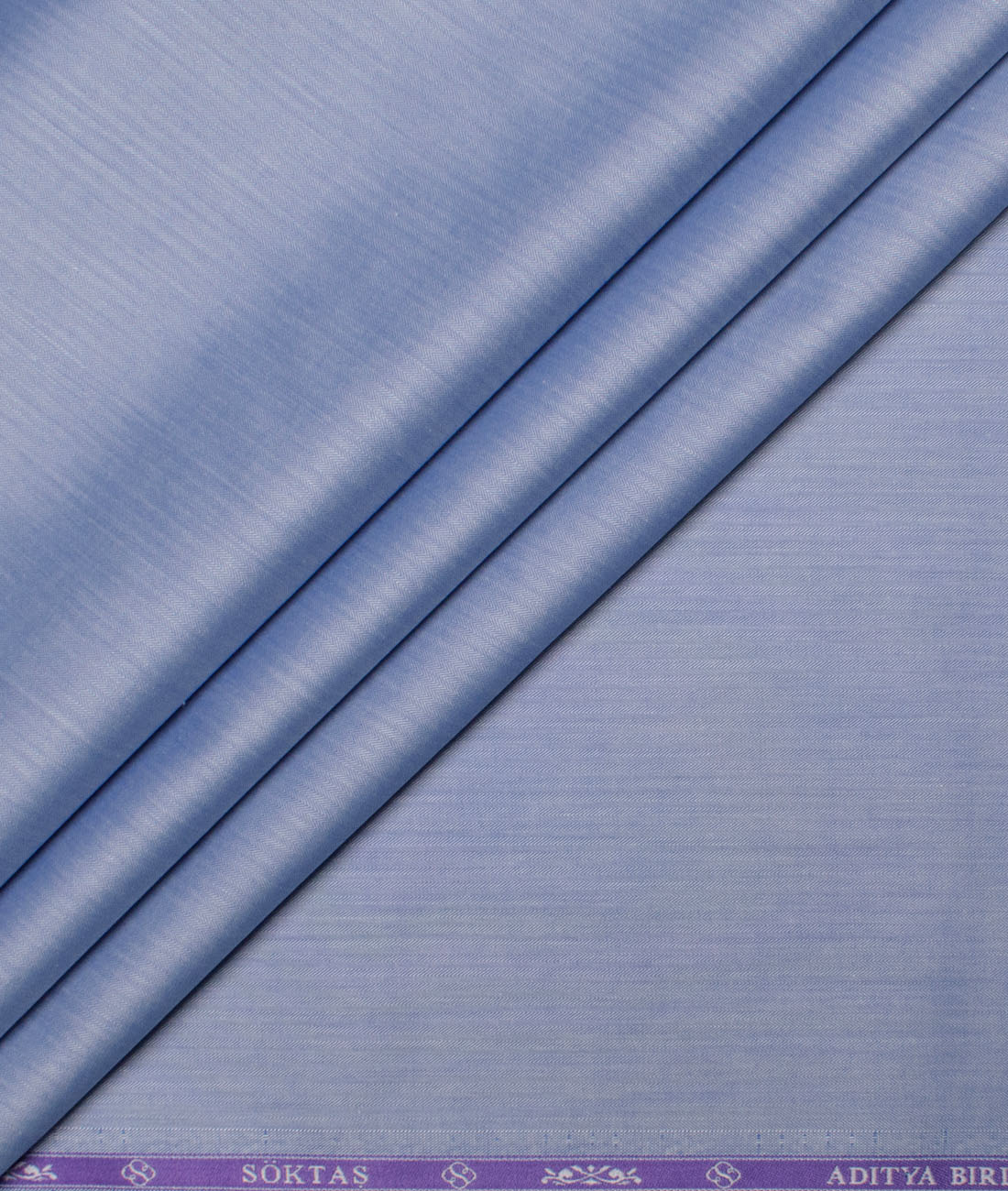 Soktas Men's Giza Cotton Striped Unstitched Shirting Fabric (Light Blue) Soktas Men's Giza Cotton Striped Unstitched Shirting Fabric (Light Blue)
