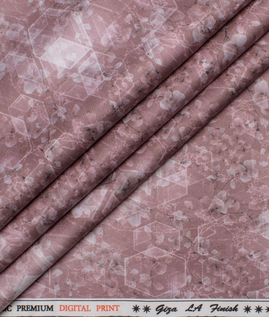Donzito Men's Giza Finish Cotton Printed Unstitched Shirting Fabric (Turkish Rose) Donzito Men's Giza Finish Cotton Printed Unstitched Shirting Fabric (Turkish Rose)